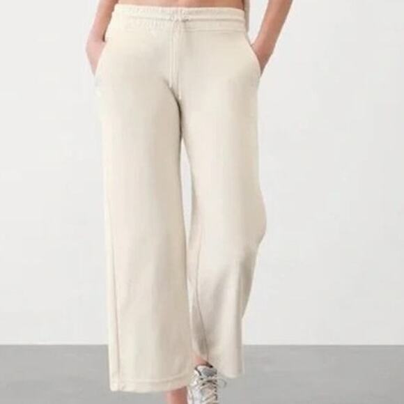 NEW Athleta Seasoft Mid Rise Straight Pants Women's Plus 3X  Bone Tan - Picture 1 of 8
